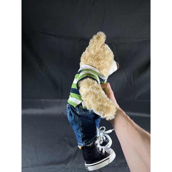 Vintage 2009 Build a Bear Bearemy Teddy Bear Plush Stuffed Animal 17" w/ boots - Picture 3 of 11
